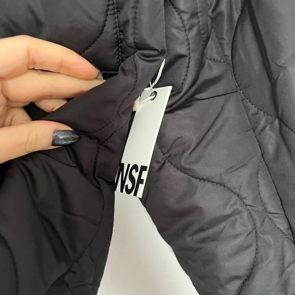 NSF Clothing quilted Moto jacket